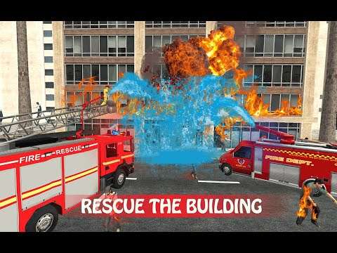 Emergency Fire Fighter Simulator: Fire Engine Game 2 تصوير الشاشة