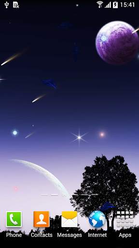 Night Sky Live Wallpaper screenshot 4