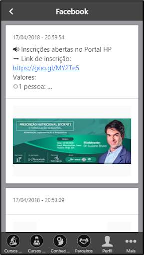 HP Eventos screenshot 4