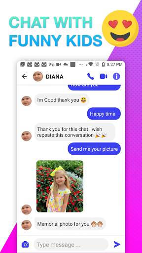 Funny Kids Show: Fake Chat & Call Video screenshot 1