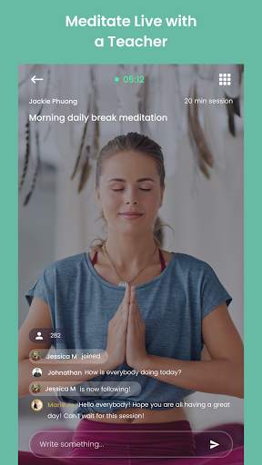 Circles Live Guided Meditation screenshot 1