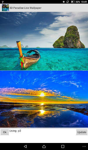 Paradise Live Wallpaper - Screen Lock, Sensor,Auto 11 تصوير الشاشة