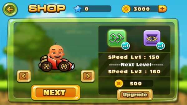Upin Ipin Racing Car screenshot 2