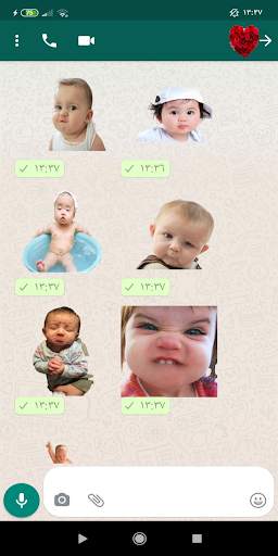 NEW Babies Stickers for WhatsApp 👶 WASTICKERAPPS screenshot 5