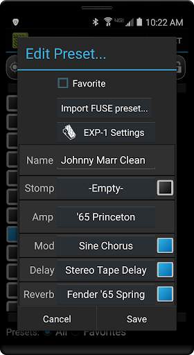 Remuda Lite - USB Guitar Amplifier Control App screenshot 2