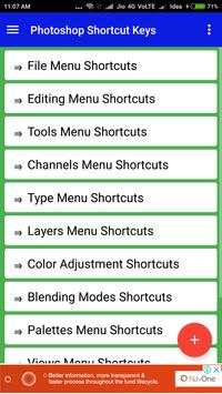 Adobe Photoshop Shortcut Keys screenshot 2