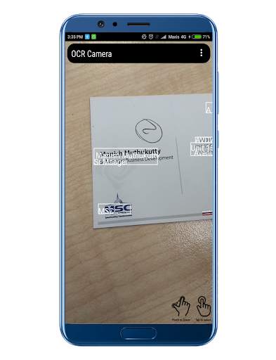OCR Camera - Read text from photo screenshot 1