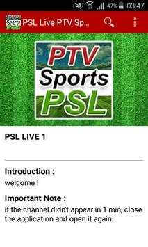 PTV Sports PSL Live TV Channel स्क्रीनशॉट 3