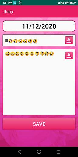 Personal diary with lock screenshot 4