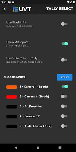 Unofficial vMix Tally Light screenshot 4