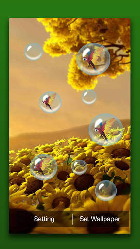 Sunflower Live Wallpaper screenshot 4