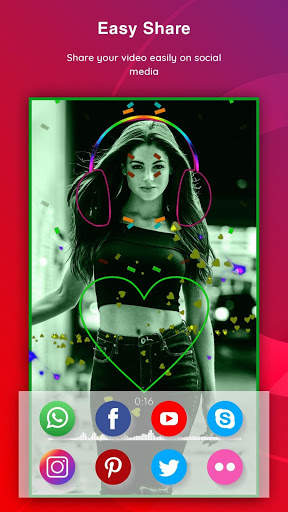 Music Bit Wave - Particle.ly Video Status Maker स्क्रीनशॉट 4