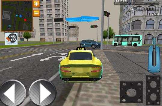 Taxi Driver 3D Simulator Game screenshot 1