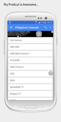 Philippines TV sat info screenshot 1