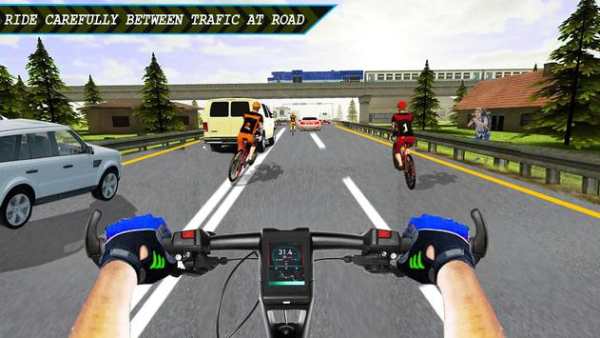 Endless Bicycle Rider Racer screenshot 1