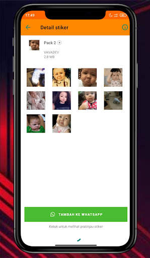 Animated Funny Babies Stickers screenshot 2