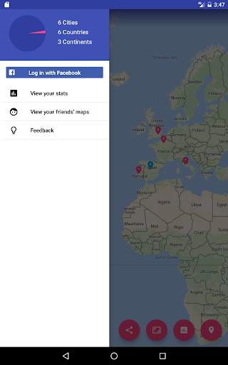 Visited Cities screenshot 9