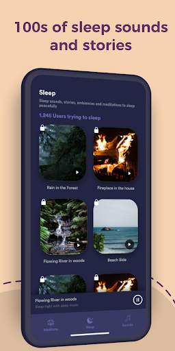 Free Meditation, Rain Music for sleep, ASMR screenshot 3