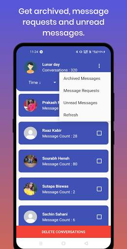 Delete Messages on Messenger a screenshot 2