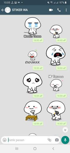 Pack Stiker Wa Pentol Lucu WAStickerApps screenshot 3