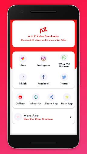 A to Z Video Downloader screenshot 1