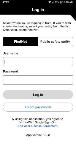 FirstNet Single Sign-On screenshot 2