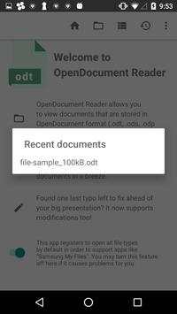 OpenOffice - LibreOffice - OpenDocument Reader 5 تصوير الشاشة