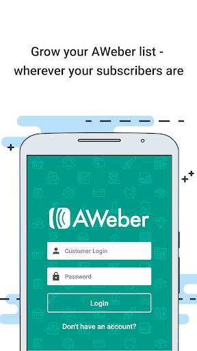 Atom - Subscriber sign-up app screenshot 1