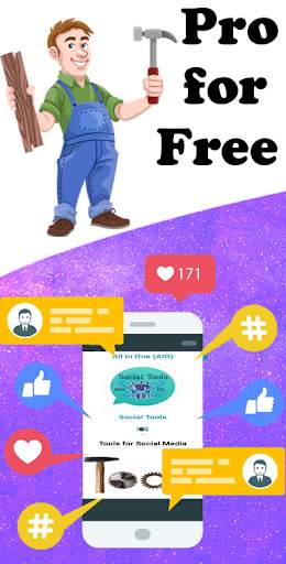 AIO Social Tool - Social Media Chatting Buddy screenshot 3