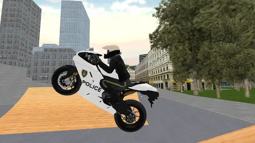 Police Motorbike Simulator 3D 2 تصوير الشاشة