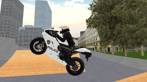 Police Motorbike Simulator 3D скриншот 2