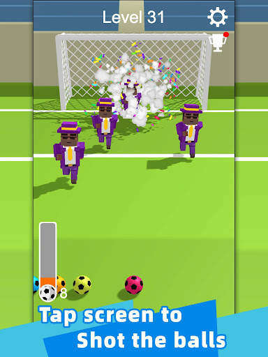 Straight Strike - Game tembakan sepak bola 3D screenshot 10