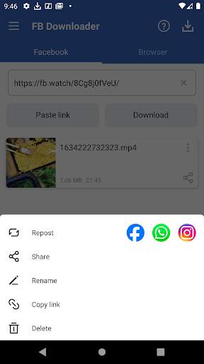 Video Downloader for Facebook screenshot 4