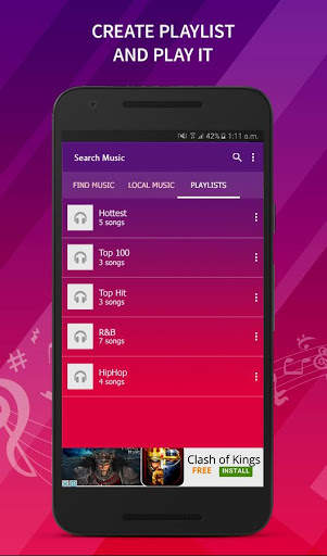 Download Mp3 Music - Free Tube Music Mp3 Player screenshot 3