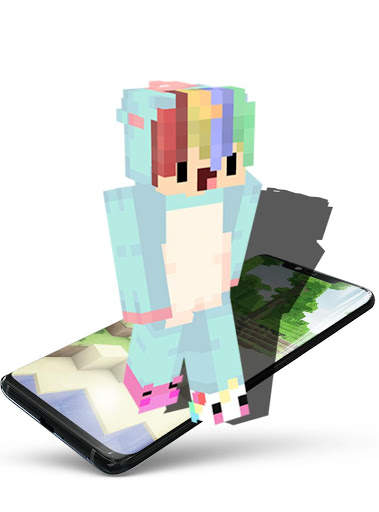Rainbow Skin For Minecraft screenshot 1