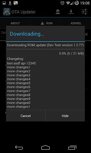 OTA Update Center screenshot 4