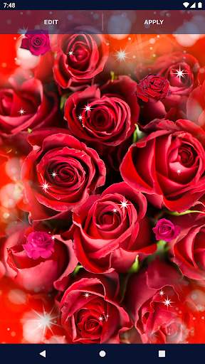 Elegant RedRose Live Wallpaper screenshot 6