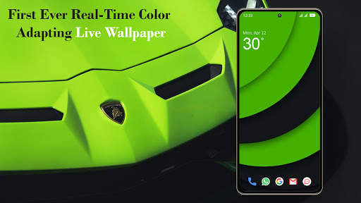Chameleon Color Changing Live Wallpaper FREE screenshot 1
