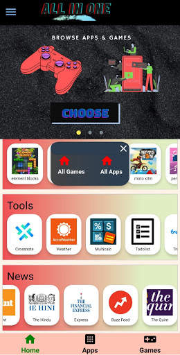 All in one : One place for All Apps & Games screenshot 2
