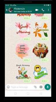 Good Morning WASticker - Stickers for Whatsapp screenshot 3