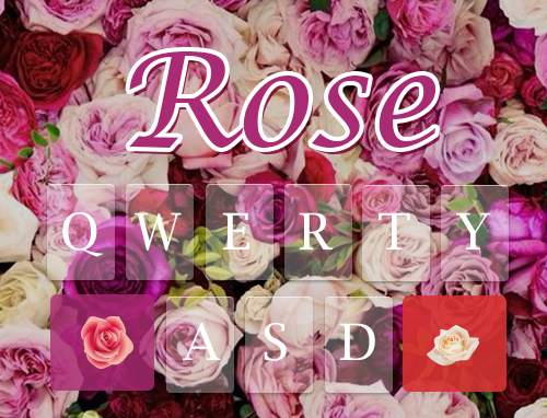 Rose Flower Emoji Keyboard screenshot 6
