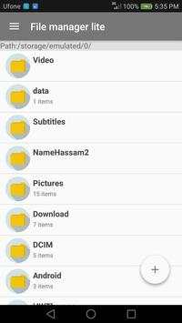 File Manager Lite screenshot 2