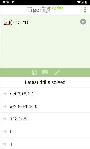 Tiger — Algebra & Maths Solver with Solution скриншот 6