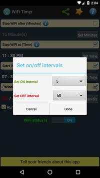 WiFi Timer screenshot 2