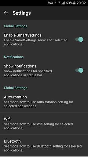 Smart Settings FREE screenshot 3