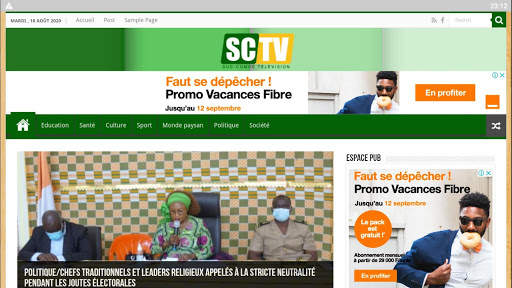 Sud Comoé TV (SCTV) screenshot 18