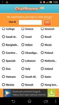 FREE Mobile ChatRooms Apps screenshot 1