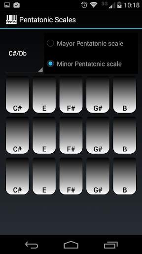 Pentatonic Scales screenshot 2