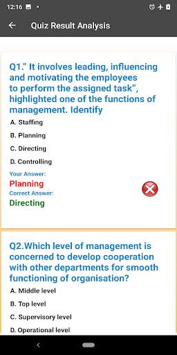 Accountancy XII Class MCQs скриншот 7