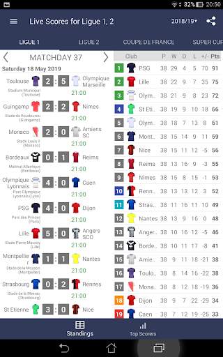 Live Scores for Ligue 1 France screenshot 10